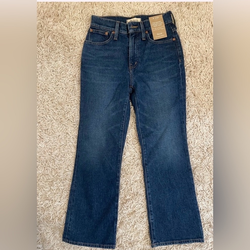 Madewell Blue Straight Leg Jeans Timeless Style 24P - NWT
